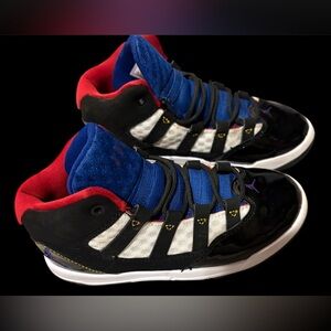 Nike Jordan Black, Blue & Red Sneakers